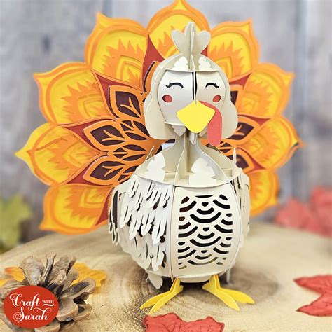 Construction Paper Turkey Centerpiece