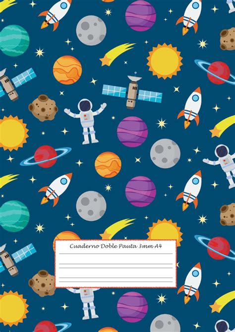 Buy Cuaderno Doble Pauta 3mm A4: 100 páginas - 50 hojas - libretas ...