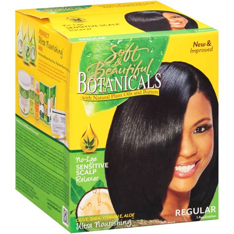 Soft & Beautiful Regular No-Lye Conditioning Relaxer Kit - for Dry ...