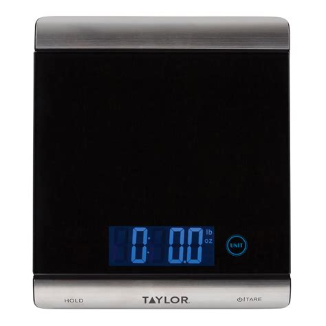 Taylor High-Capacity 33 Pound Digital Kitchen Scale and Food Scale with ...