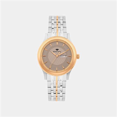 Mont Neo Men Brown Metal Watch G8500D-M1315 – Just In Time