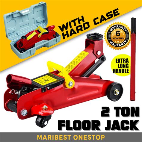2 Ton Portable Hydraulic Jack Hard Case Floor Jack Car Jack Heavy Duty ...