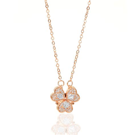 Buy Cheriyre Tri-Heart Magnetic Stunning Necklace (Free Hug Ring) for ...