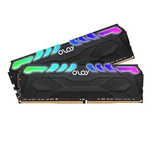 OLOy DDR4 RAM 16GB (2x8GB) Black Owl Aura Sync RGB 3200 MHz CL16 1.35V ...