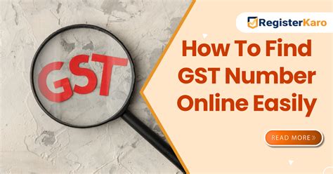 Find GST Number Online: GST Number Search & ID Verification