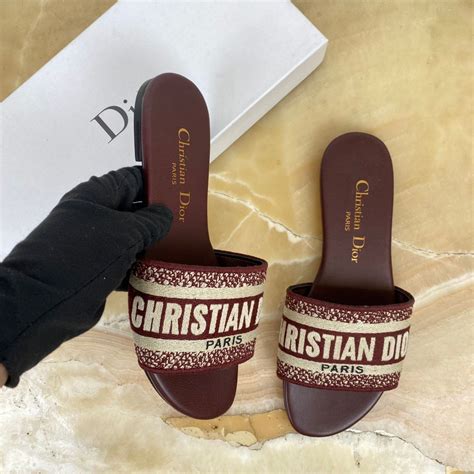 christian dior terlik bordo dway slide