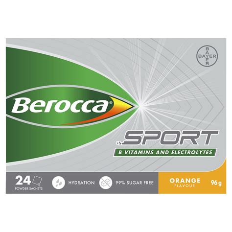 Buy Berocca Sport Electrolyte Drink with B s & Minerals for Hydration ...
