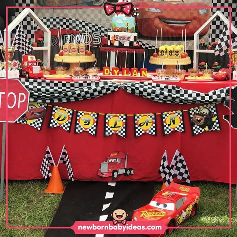 Lightning Mcqueen Birthday Party Ideas Photo Of 32 Cars, 46% OFF
