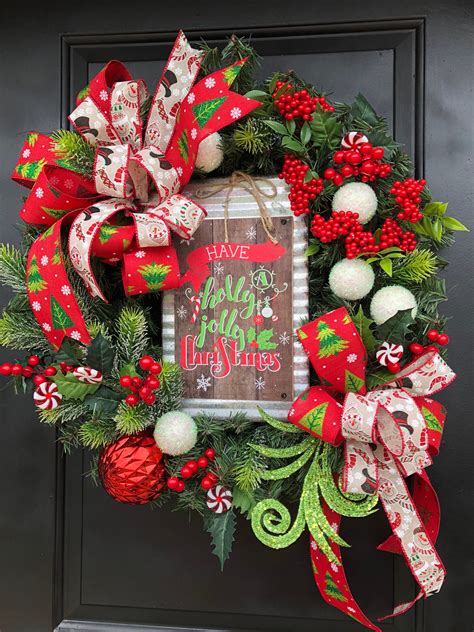 Christmas Wreaths For Front Door Fall at Troy Jenkins blog