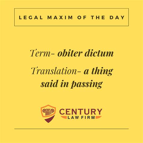 Obiter Dictum-Legal Maxim Meaning and Explanation