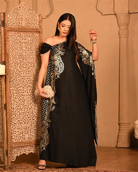 Black Kyra kaftan – Wabi Sabi