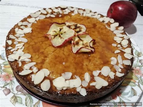 Яблочный пирог с карамелью – пошаговый кулинарный рецепт с фото