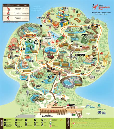 Singapore Zoo Map 2014 Singapore Zoo Guide: Ticket Promos, Shows
