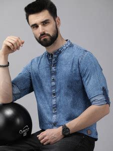Roadster Men Solid Casual Blue Shirt - Buy Roadster Men Solid Casual ...