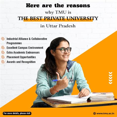 Why is TMU the best private university in Uttar Pradesh