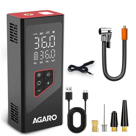 AGARO Regency Cordless Tyre Inflator, Portable Air Compressor – Agaro