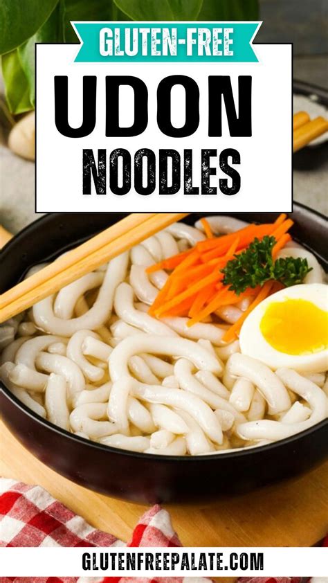 Gluten-free Udon Noodles | Gluten free udon, Gluten free noodles ...