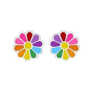 Buy Raajsi by Yellow Chimes 925 Sterling Silver Stud Earring for Girls ...