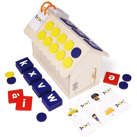 Buy 2 in 1 Wooden CVC Word Spelling Games Ten-Frame Set Math ...