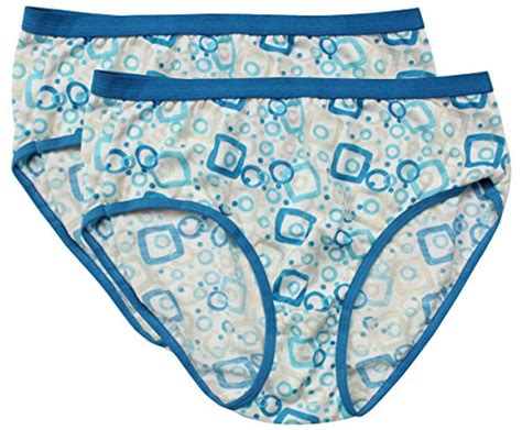 Buy Budding Melons Women’s Panties - Pack of 2 (25, Blue and White, X ...