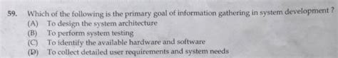 Others: NIELIT Scientific Assistant June 2025 | Question: 59