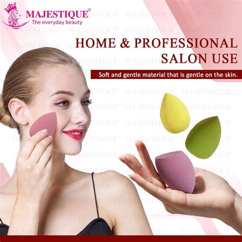 Buy Majestique Professional Makeup Sponges Blender Set - Beauty Sponge ...