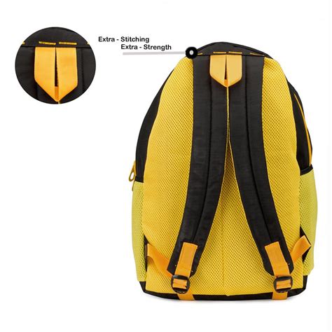 Chris & Kate Black Spacious School Bag | College Bag | Casual Backpack ...