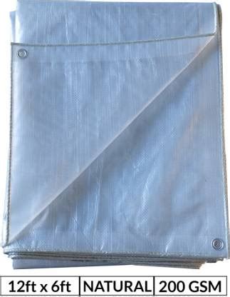 AgriRich 12ft x 6ft Tarpaulin Sheet Waterproof Tirpal Tadpatri Heavy ...
