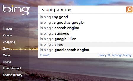 Bing Search Suggestions 的图像结果