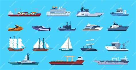 Barcos Navios náuticos dos desenhos animados Navios de passageiros ou ...