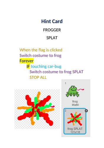 Image result for MIT Scratch Code Frogger Coding