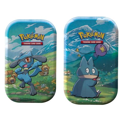 Pokemon Tcg Sinnoh Stars Mini Tin Riolu Bidoof 2 Booster | Desertcart INDIA