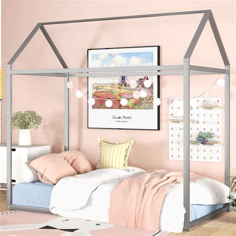 Snapklik.com : Heavy Duty Montessori Floor Bed Twin Size, Height ...