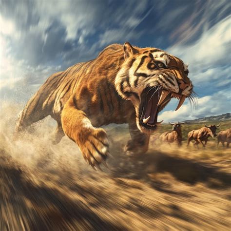 Image result for Extinct Animals Sabertooth Tiger