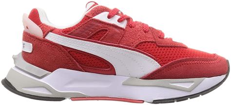 Buy Puma Unisex Mirage Sport Heritage Sneaker, High Risk Red-Puma White ...