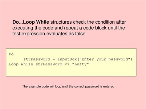 Looping Structure 的图像结果