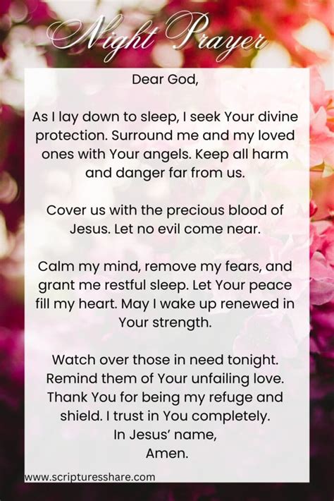 Image result for Night Prayer for Protection