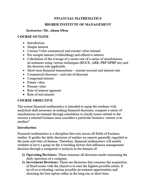 Financial Math Tutorial 的图像结果