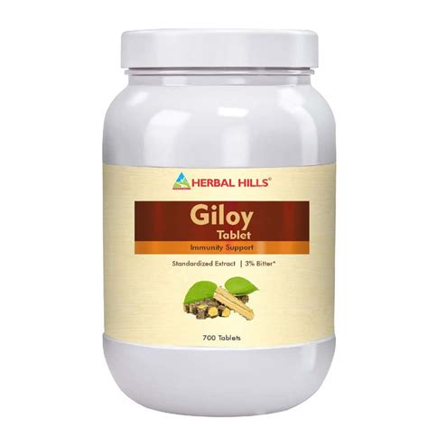 Buy HERBAL HILLS GILOY 120 TABLETS Online & Get Upto 60% OFF at PharmEasy