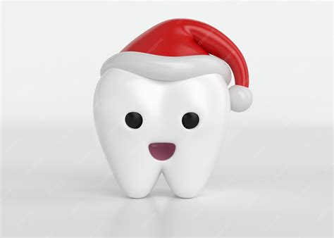 Diente feliz celebrando navidad | Premium Photo