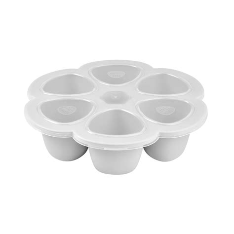 Beaba Silicone Multiportion Tray with Airtight Lid for Baby Food Stora ...