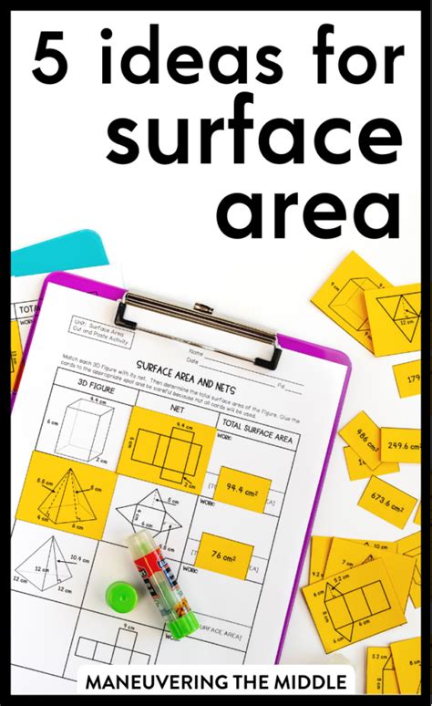 Image result for Surface Area Lessons