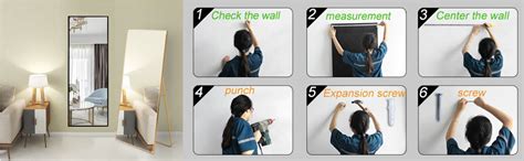 Full length rectangle mirror | Floor Mirrors by Sam Home Collection