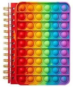 RockJon A5 Spiral Diary with Pen | Bubble Design Prints for Kids ...