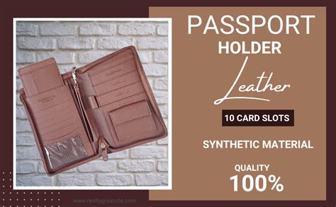 Buy Gear-R Brown Leather Unisex Passport Holder (GR-PW-001) at Amazon.in