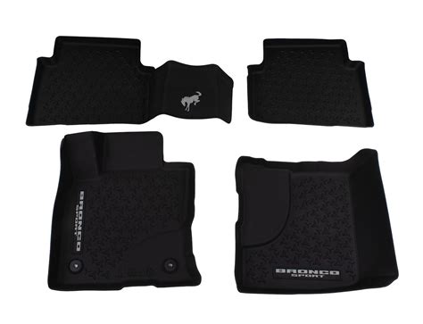 Bronco Sport 2021-2025 4pc Floor Liners for Carpet Flooring ...