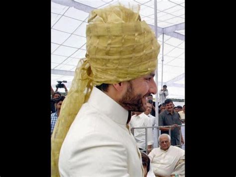Saif Ali Khan at the coronation ceremony | Hindustan Times