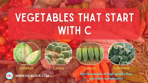 What Is A Vegetable That Starts With C at Janet Simmons blog