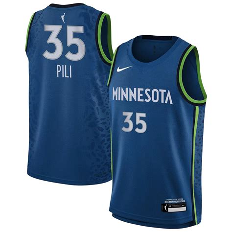 Youth Nike Alissa Pili Blue Minnesota Lynx Explorer Edition Swingman Jersey