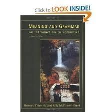 Buy Meaning and Grammar: An Introduction to Semantics Book Online at ...
